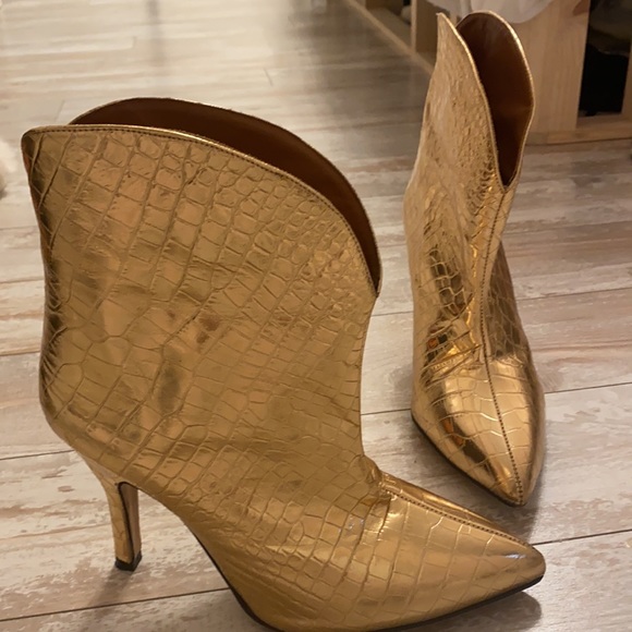 COPY - PARIS TEXAS GOLD BOOTIES - Picture 7 of 9